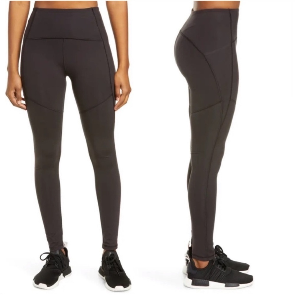 Thinx Full Length Black Period Leggings‎ XS Pockets High Rise Stretchy
